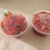 salsa at Chipotle - Park Plaza in Boston