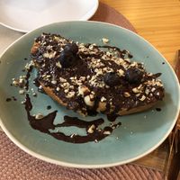 Toast Chocolada  at Okaeri in Gijon