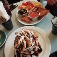 Vegan breakfast options at The Breakfast Club in London