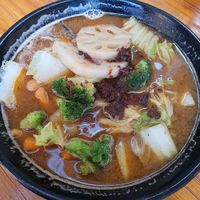 Mala udon soup at  Kimburi 金料理 in Central Singapore