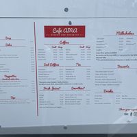   at Cafe Aina in Stirling