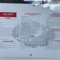   at Cafe Aina in Stirling