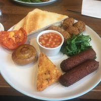 Full vegan breakfast  at Cafe Aina in Stirling