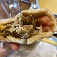 Falafel Wrap at Cafe Aina in Stirling