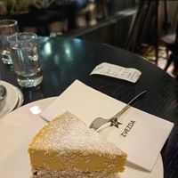 Mango cake at Hotel Slon in Ljubljana