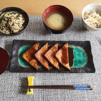 Breakfast at Vegan Minshuku Sanbiki Neko in Kyoto