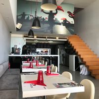 The restaurant at Noodle Bar in Crete