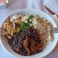 Feijoada vegana at Tarang in Peruibe