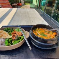 Nice Korean food! at Loving Hut in Seogwipo