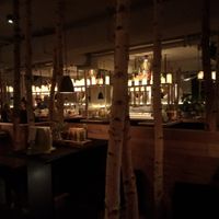 The bar at Hans im Glück in Hamburg