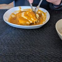 Francesinha at Anjo Verde in Braga