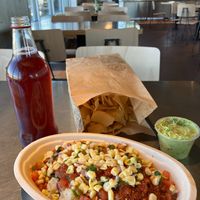 Sofritas bowl at Chipotle in Burnsville