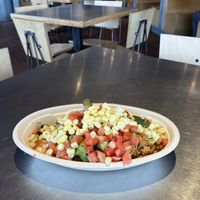 Sofritas bowl. The meat alternative, Sofritas, is vegan and quite good, and is prepared by itself with no cross contamination. at Chipotle in Apple Valley