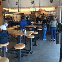 Ordering line and dining area at Chipotle in Rosemount