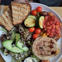 Vegan English breakfast at püük - fein + herausgeputzt in Hamburg