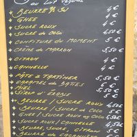 Different kind of Crepes at Fragrant Delice in Corsica