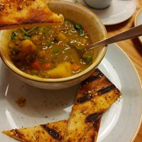 Soup of the day at Fresh Kitchen & Juice Bar in Toronto