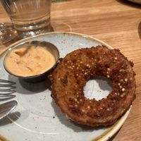 Quinoa onion rings  at Fresh Kitchen & Juice Bar in Toronto