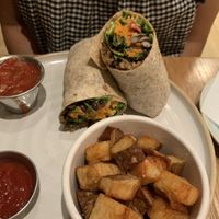 Breakfast burrito  at Fresh Kitchen & Juice Bar in Toronto
