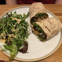 Broccoli Caesar wrap  at Fresh Kitchen & Juice Bar in Toronto