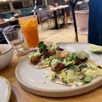 Squash tacos  at Fresh Kitchen & Juice Bar in Toronto