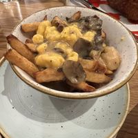 Vegan poutine (side portion)  at Fresh Kitchen & Juice Bar in Toronto