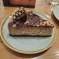 Peanut cheesecake at Fresh Kitchen & Juice Bar in Toronto