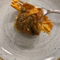Crispy dumpling at Fresh Kitchen & Juice Bar in Toronto