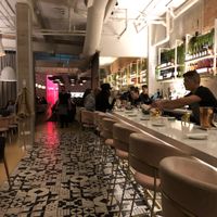 Empty bar where supposedly you don’t need reservations yet they couldn’t seat us there.  at Fresh Kitchen & Juice Bar in Toronto