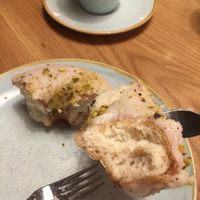 Rose pistachio donut at Fresh Kitchen & Juice Bar in Toronto