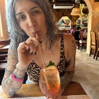 Tropical aperol spritz  at Elvi's Kitchen in San Pedro