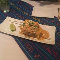 Grilled street corn  at Elvi's Kitchen in San Pedro