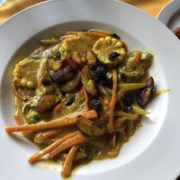 Vegan Curry  at Elvi's Kitchen in San Pedro
