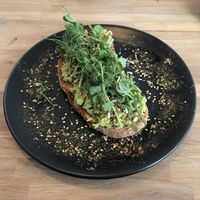 Awesome Avo on toast at Short + Stout in Chester