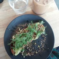 Avo toast at Short + Stout in Chester
