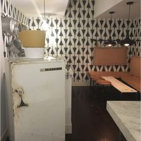 One of the rooms where you can eat at Ciao Checca in Rome