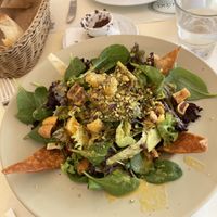 Mixed salad at To Dromaki in Aegina
