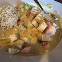 tofu coconut curry  at Crater Lake Lodge in Klamath Falls