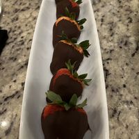 Chocolate covered strawberries 🍓   at Restaurant O in Coos Bay