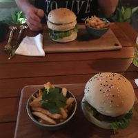 Kin burgers  at Kin Cafe in Seminyak