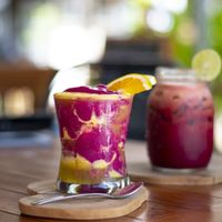 The prettiest smoothie ever? at Kin Cafe in Seminyak