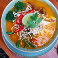 Vegan Laksa ❤️ at Kin Cafe in Seminyak