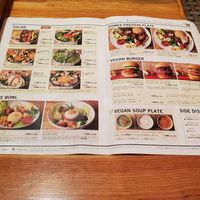 メニュー見開き #Veganuary at Mr. Farmer - Midtown Hibiya in Tokyo
