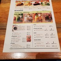 メニュー裏面 #Veganuary at Mr. Farmer - Midtown Hibiya in Tokyo