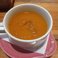Carrot soup at Mr. Farmer - Midtown Hibiya in Tokyo