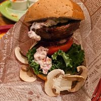 Burger at Mr. Farmer - Midtown Hibiya in Tokyo