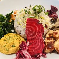 Vegan Buddha bowl (seasonal)  at Mr. Farmer - Midtown Hibiya in Tokyo