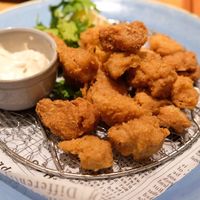 Deep fried soy nuggets at Mr. Farmer - Midtown Hibiya in Tokyo