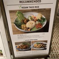 Menu at Mr. Farmer - Midtown Hibiya in Tokyo