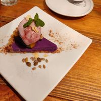 Purple pumpkin tart (vegan) at Mr. Farmer - Midtown Hibiya in Tokyo